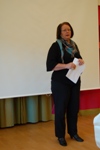 Ulla-Lena Wistberg från Demensförbundet informerade
